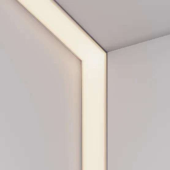 Фото #5 товара Профиль FANTOM-W20-H10-EDGE-2000 ANOD (Arlight, Алюминий)