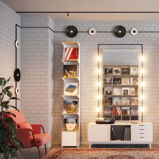 Фото #2 товара Светильник MAG-MICROCOSM-VINYL-R170-7W Warm3000 (BK, 150 deg, 24V) (Arlight, IP20 Металл, 5 лет)