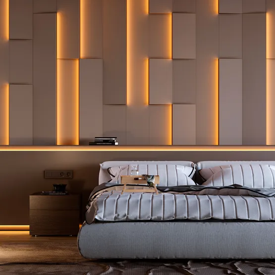 Фото #5 товара Профиль WALL-FANTOM-W10-2000 ANOD (Arlight, Алюминий)