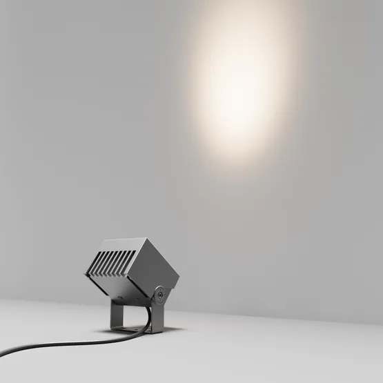 Фото #2 товара Светильник ALT-BLOCK-S130x130-15W Warm3000 (GR, 36 deg, 230V) (Arlight, IP66 Металл, 3 года)