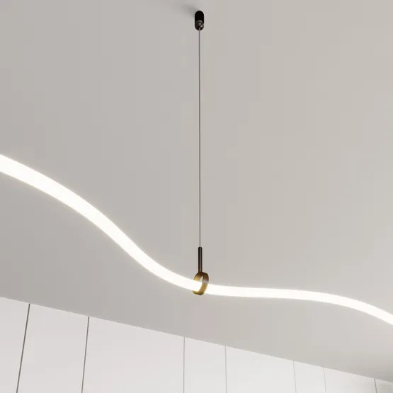 Фото #2 товара Держатель трека ART-APRIORI-HOLDER-HANG-TUBE-L1500 (BK) (Arlight, IP20 Металл, 3 года)