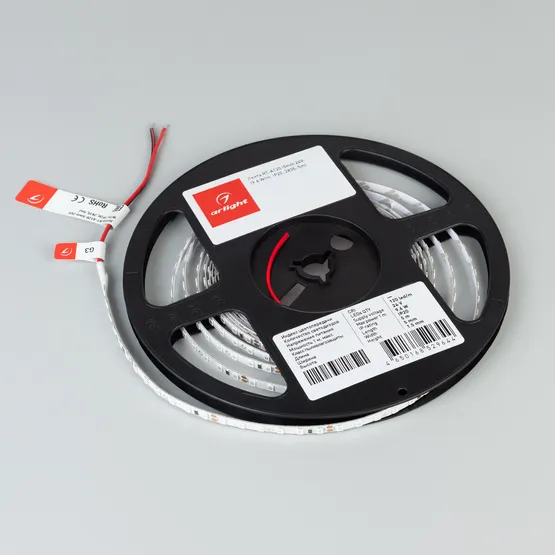 Фото #3 товара Светодиодная лента RT-A120-5mm 24V Blue (9.6 W/m, IP20, 2835, 5m) (Arlight, 9.6 Вт/м, IP20)