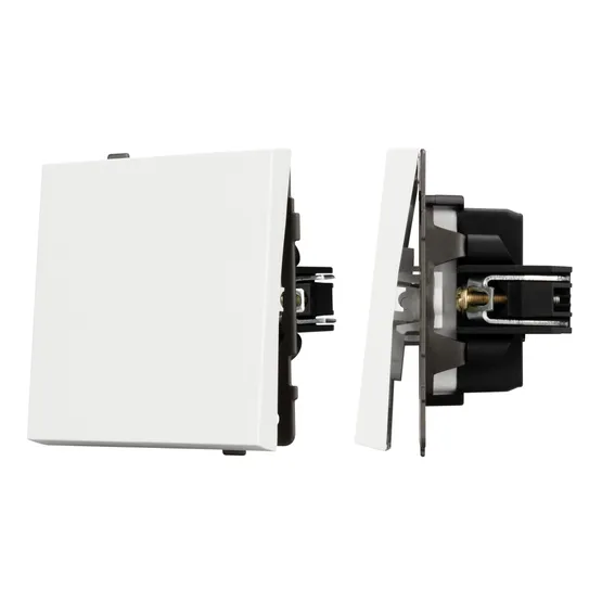 Фото #1 товара Механизм выключателя одноклавишный непроходной SWT-TENDO-MK01-SFPL-WH (230V, 10A) (Arlight, -)