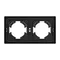 Минифото #2 товара Рамка пластиковая FRM-TENDO-SFPL-2-BK (Arlight, -)