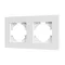 Минифото #1 товара Рамка пластиковая FRM-PERIO-PL-2-WH (Arlight, -)