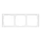 Минифото #2 товара Рамка пластиковая FRM-NOBE-SFPL-3-WH (Arlight, -)